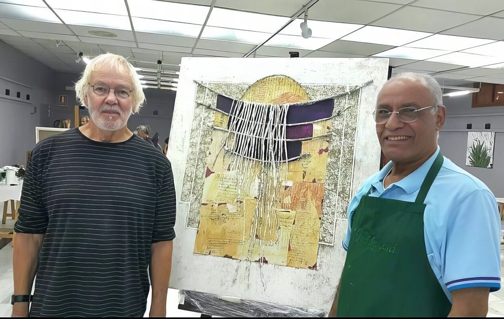 With Artist Richard — Al Muñécar Workshop, Spain
